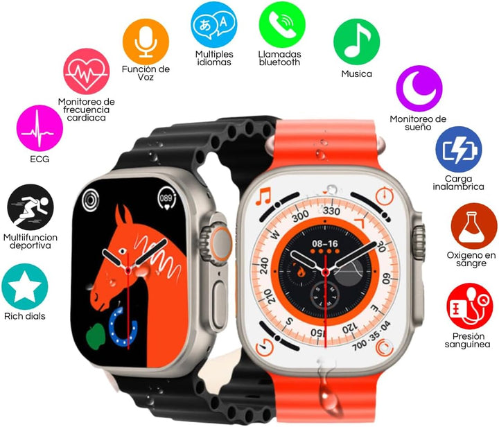 Smart Watch Ultra™ + AIR PODS + BRACELETE DE BRINDE